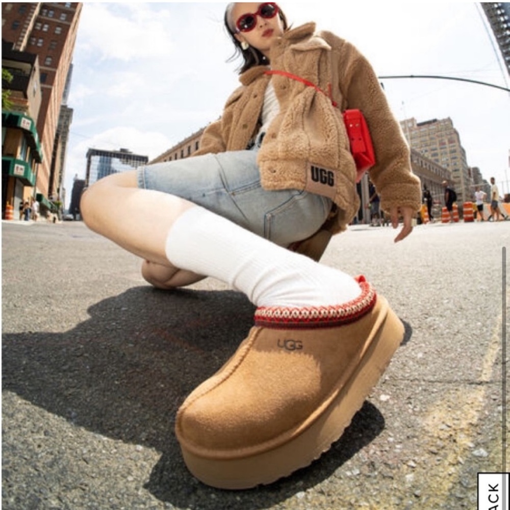 NEW UGG Tazz Mule Platform Slip On Slippers